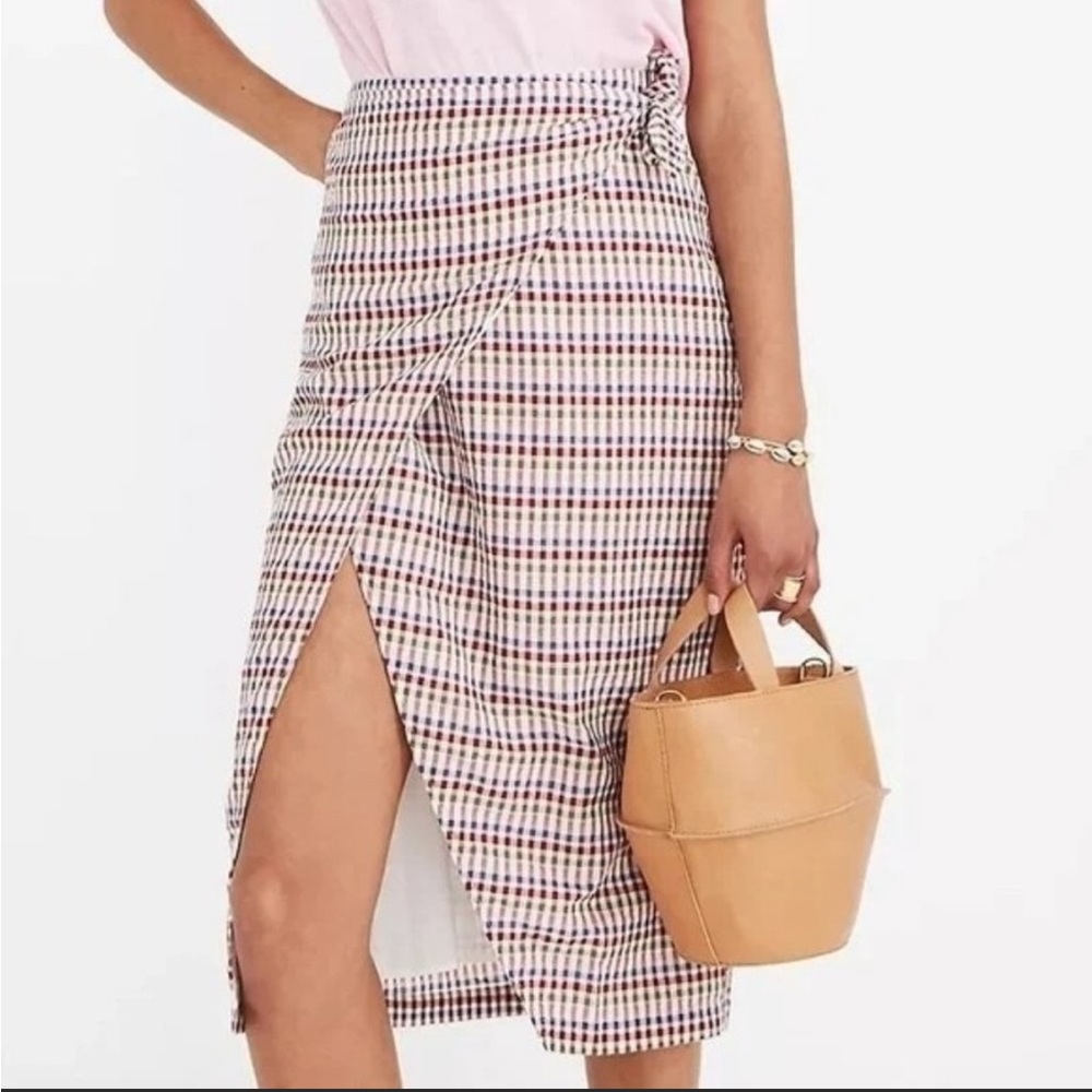 Madewell rainbow gingham sarong